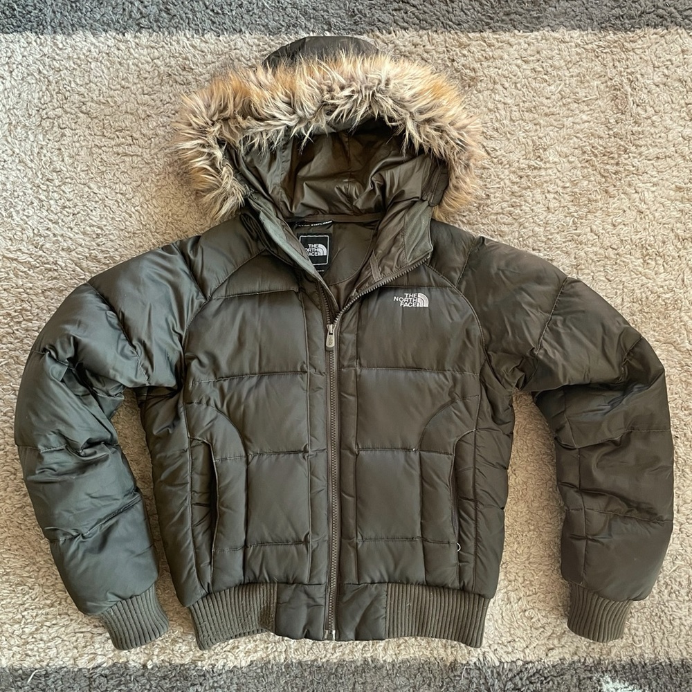 North Face Puffer Bomber Jacket